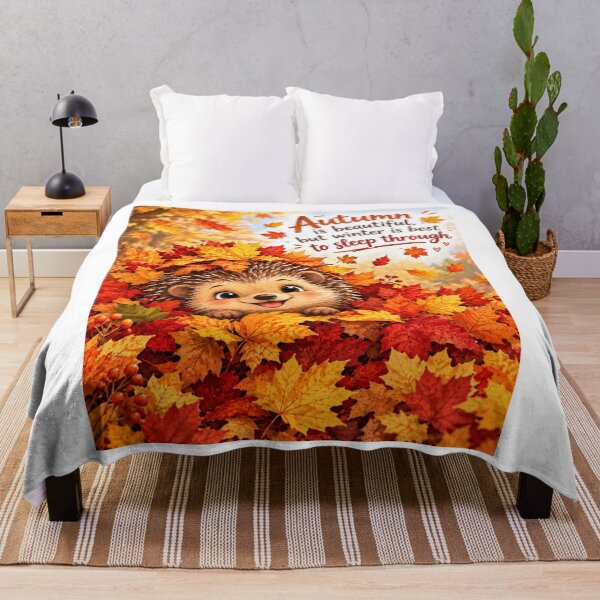 Artikelvorschau, Der Herbst ist schön, aber im Winter schläft man am besten. entworfen und verkauft von Dinasshop.