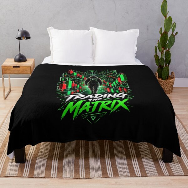 Item preview, Trading The Matrix Futuristic Finance Design designed and sold by NovaMoodCo.