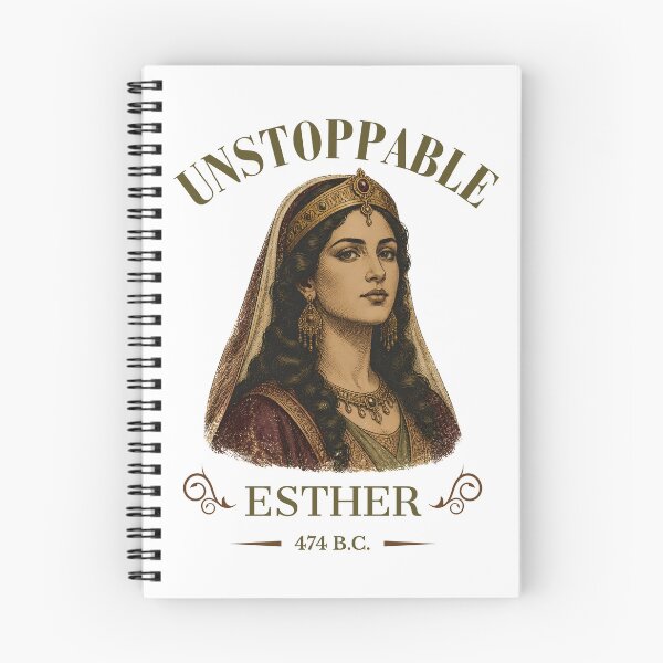 Item preview, Unstoppable Esther 474 B.C. - Vintage Queen Esther Biblical Portrait designed and sold by Neurospicy Trolls.