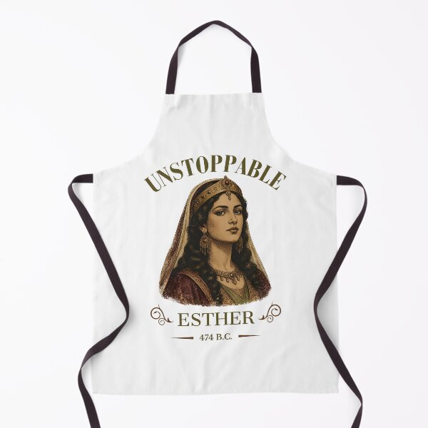 Item preview, Unstoppable Esther 474 B.C. - Vintage Queen Esther Biblical Portrait designed and sold by Neurospicy Trolls.