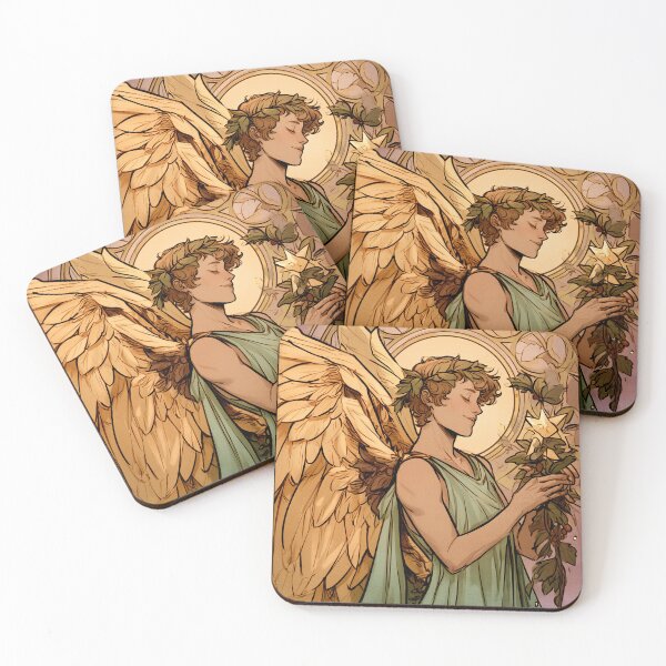 Item preview, Christmas angel card designed and sold by MendaciousMina.