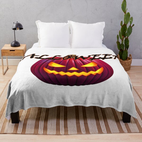 Item preview, halloween pumpkin red and purple with black text designed and sold by natalik2024.