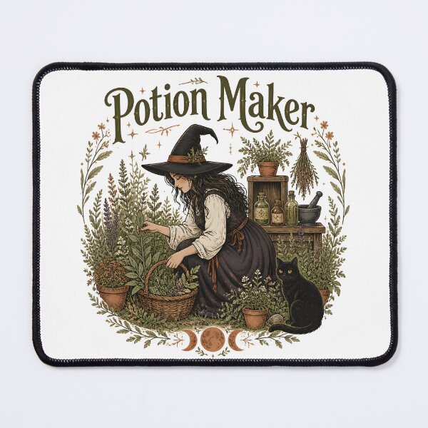 Item preview, Potion Maker Cottage Garden Harvest designed and sold by OliviaHayesArt.