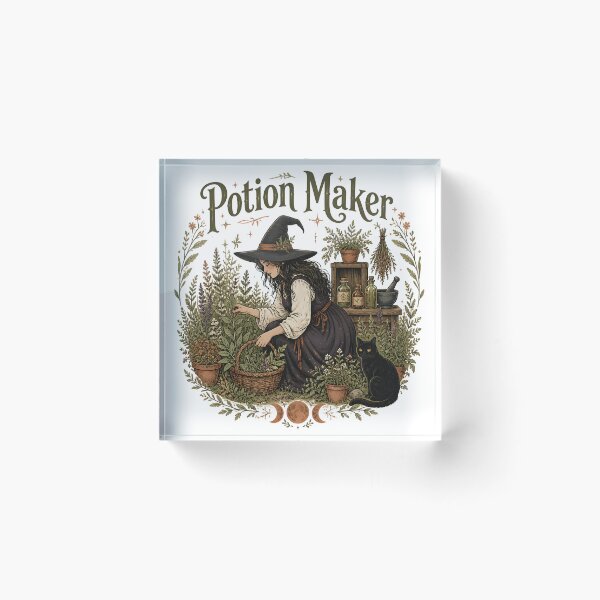 Item preview, Potion Maker Cottage Garden Harvest designed and sold by OliviaHayesArt.