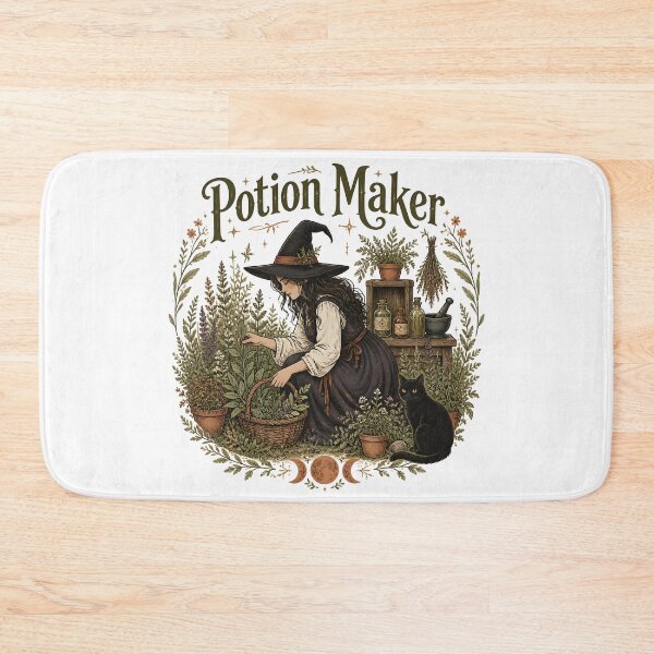 Item preview, Potion Maker Cottage Garden Harvest designed and sold by OliviaHayesArt.