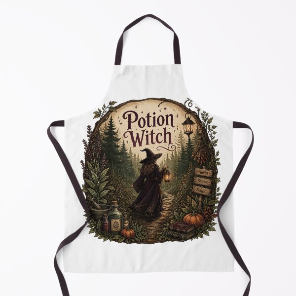 Item preview, Potion Witch A Night at the Witch Cottage designed and sold by OliviaHayesArt.