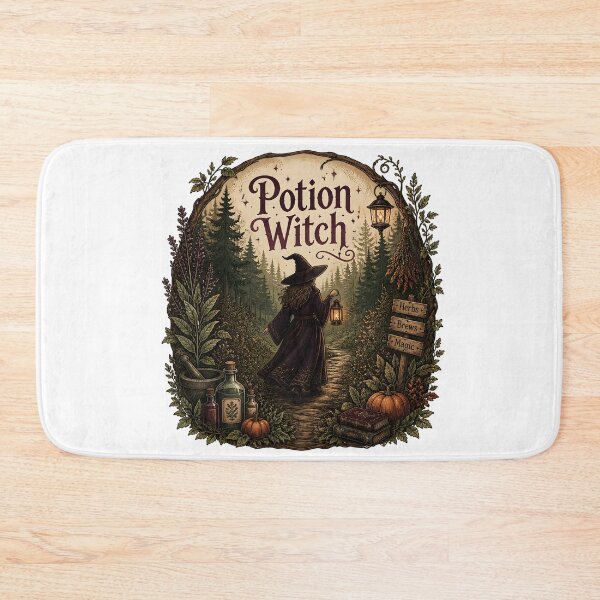 Item preview, Potion Witch A Night at the Witch Cottage designed and sold by OliviaHayesArt.