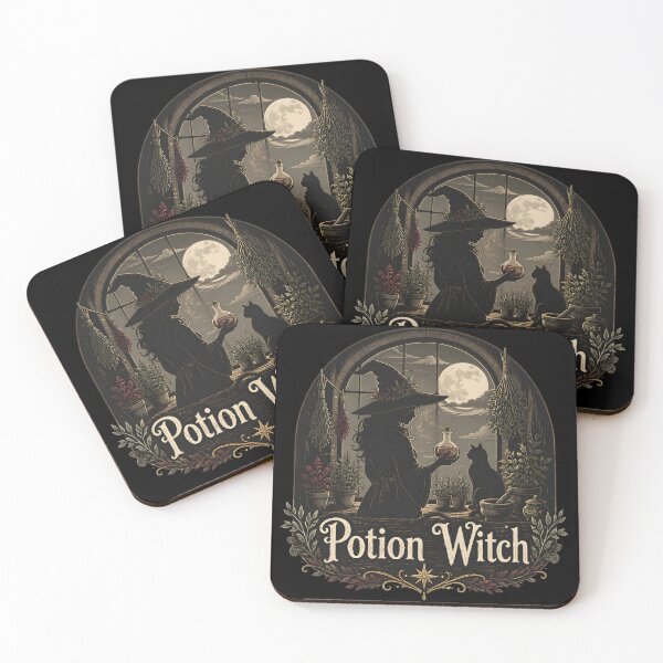 Item preview, Potion Witch The Midnight Shop Window designed and sold by OliviaHayesArt.