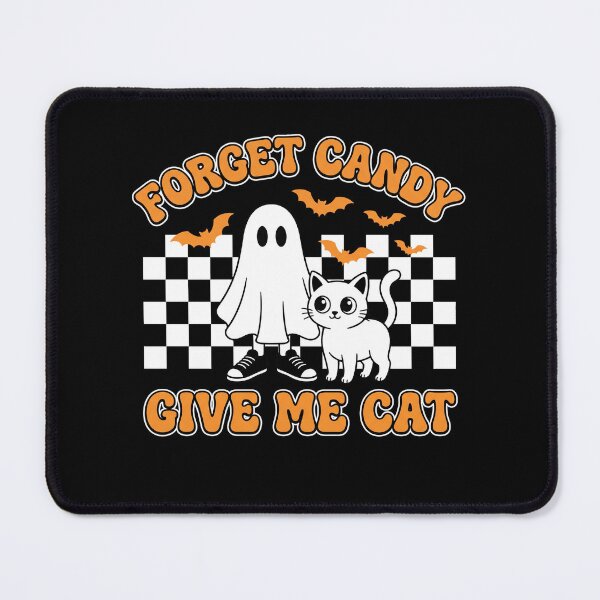 Item preview, Forget Candy Give Me A Cat Checkerboard Sneaker Ghost designed and sold by MizoX7.