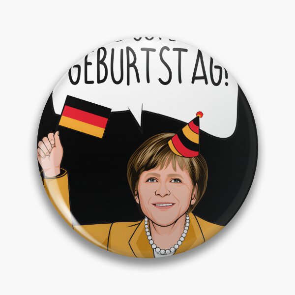 Item preview, Angela Merkel Birthday Greeting Design - Alles Gute Zum Geburtstag designed and sold by Medjz.