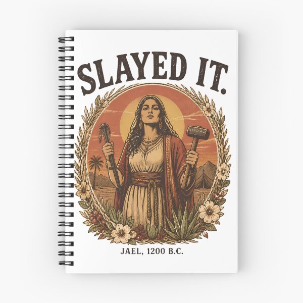 Item preview, Slayed It. - Jael 1200 B.C. Vintage Biblical Heroine Funny Biblical Dark Humor designed and sold by Neurospicy Trolls.