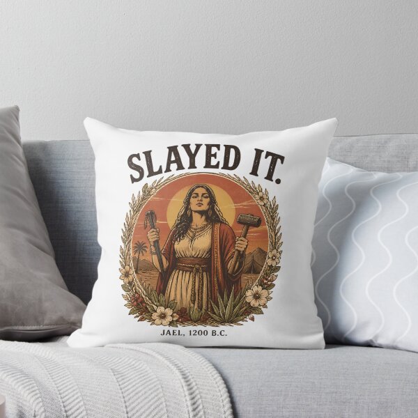 Item preview, Slayed It. - Jael 1200 B.C. Vintage Biblical Heroine Funny Biblical Dark Humor designed and sold by Neurospicy Trolls.
