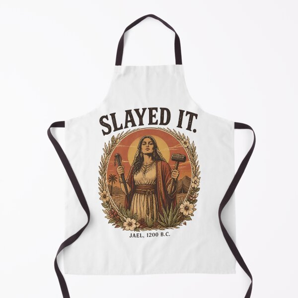Item preview, Slayed It. - Jael 1200 B.C. Vintage Biblical Heroine Funny Biblical Dark Humor designed and sold by Neurospicy Trolls.