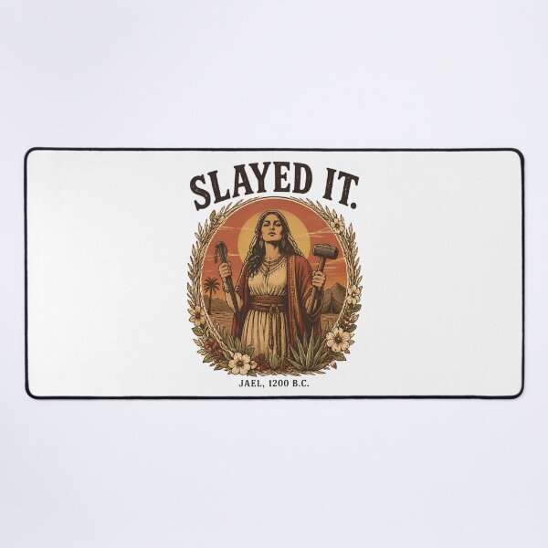 Item preview, Slayed It. - Jael 1200 B.C. Vintage Biblical Heroine Funny Biblical Dark Humor designed and sold by Neurospicy Trolls.