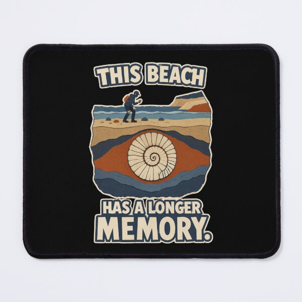 Item preview, This Beach Has a Longer Memory – Fossil Hunting Ammonite designed and sold by FreePath-Move.