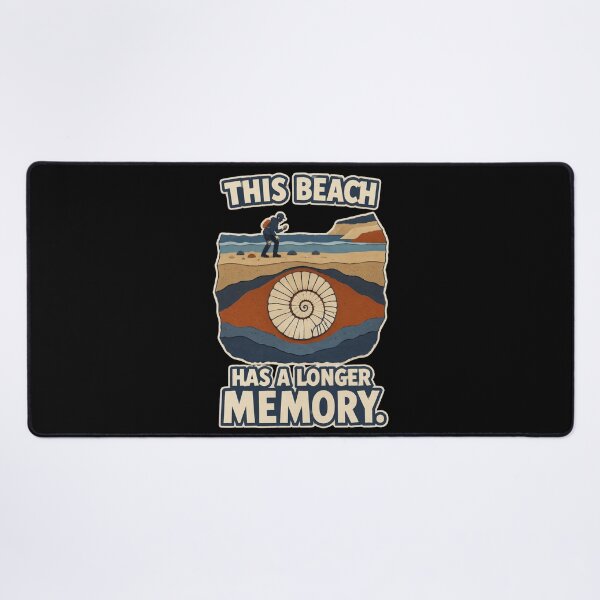 Item preview, This Beach Has a Longer Memory – Fossil Hunting Ammonite designed and sold by FreePath-Move.