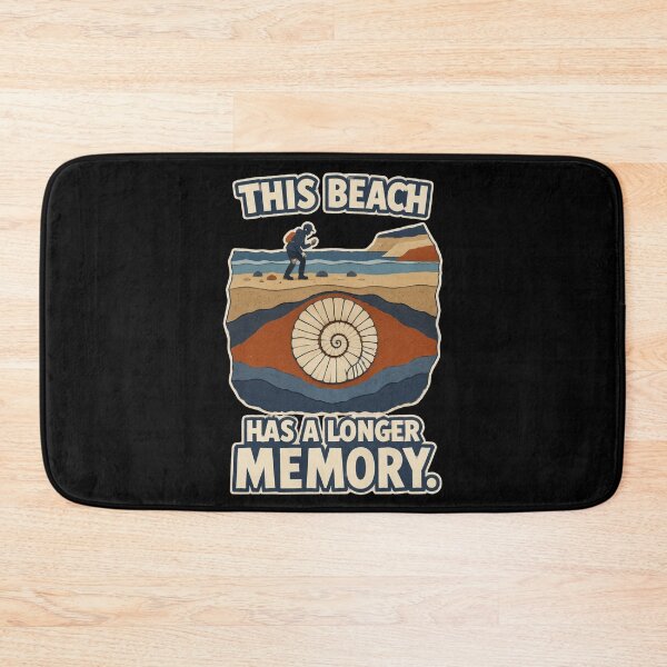 Item preview, This Beach Has a Longer Memory – Fossil Hunting Ammonite designed and sold by FreePath-Move.