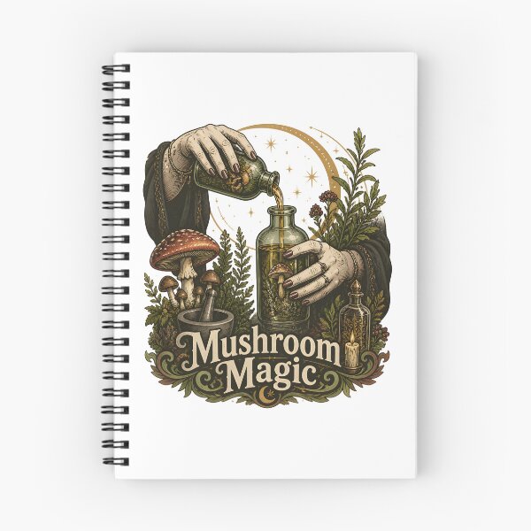 Item preview, Mushroom Magic Hands of the Herbalist designed and sold by OliviaHayesArt.