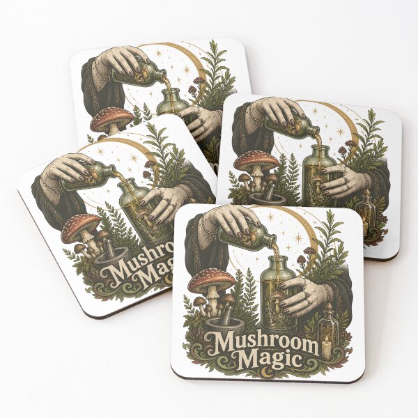 Item preview, Mushroom Magic Hands of the Herbalist designed and sold by OliviaHayesArt.