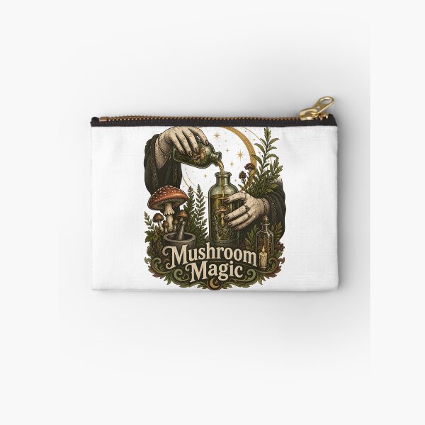 Item preview, Mushroom Magic Hands of the Herbalist designed and sold by OliviaHayesArt.