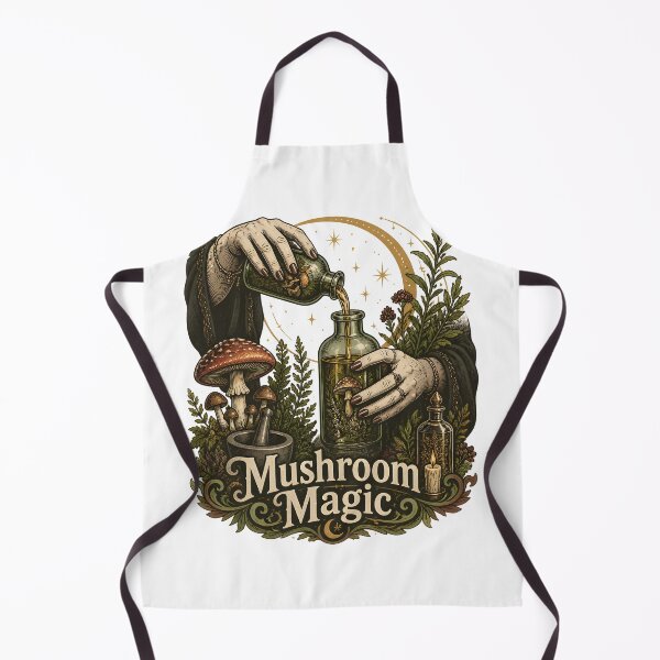 Item preview, Mushroom Magic Hands of the Herbalist designed and sold by OliviaHayesArt.