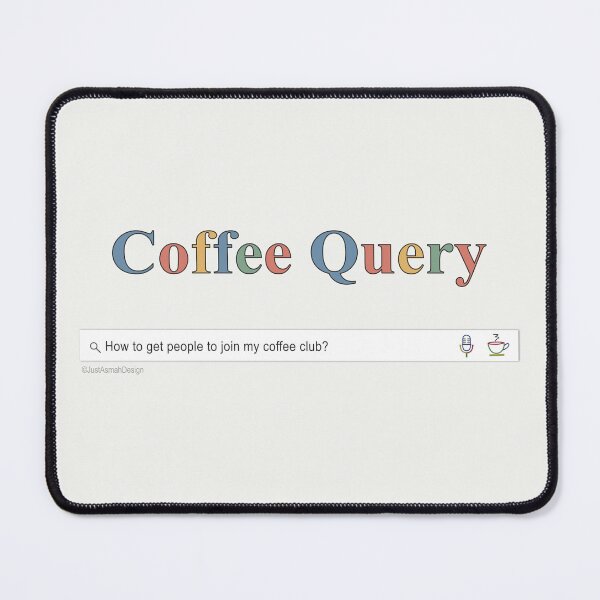 Item preview, How To Start A Coffee Club Search Query Text Art designed and sold by JustAsmahDesign.