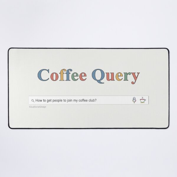 Item preview, How To Start A Coffee Club Search Query Text Art designed and sold by JustAsmahDesign.