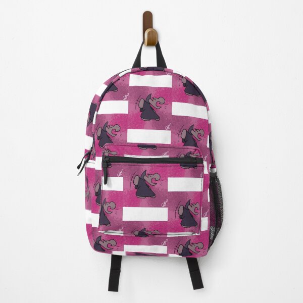 Item preview, Pink Angry Bird Character Illustration with Fierce Expression designed and sold by lively. stickers.