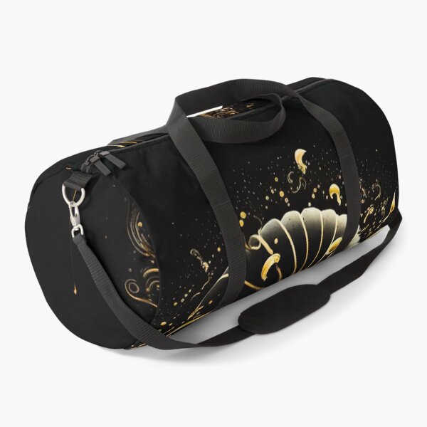 Item preview, Gold Fountain Spiral Black Abstract Art designed and sold by RAGANADesign.