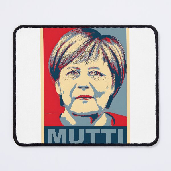 Item preview, Mutti Merkel Hope Inspirational Political Design Celebrating Leadership and Optimism designed and sold by Medjz.