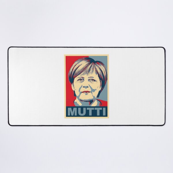 Item preview, Mutti Merkel Hope Inspirational Political Design Celebrating Leadership and Optimism designed and sold by Medjz.