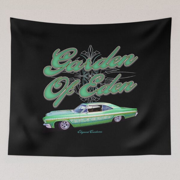 Item preview, 1966 Impala Garden of Eden with text, Kustom, Hot Rod, Muscle Car designed and sold by Elegant Customs.