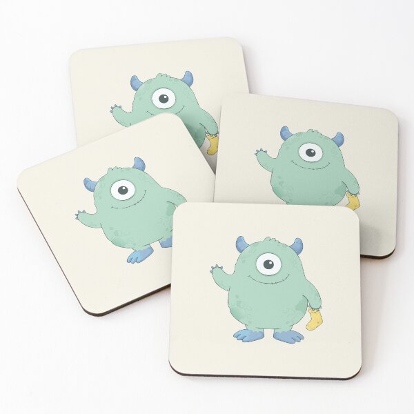 Item preview, Funny Laundry Monster Missing Sock Cute Cyclops Art designed and sold by Cipher & Soul.
