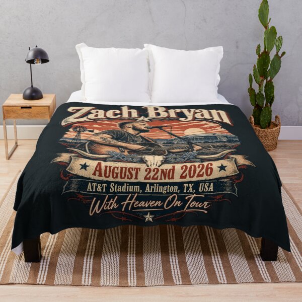 Item preview, Zach Bryan AT&T Stadium Arlington TX USA August 22 2026 designed and sold by AndyGordon125.