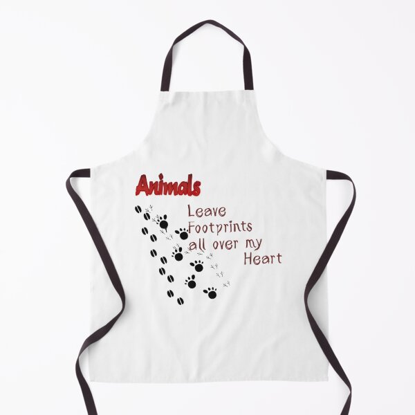 Item preview, Animals Leave Paw Prints on Your Heart Inspirational Animal Lover Design designed and sold by SHVKERstyle.