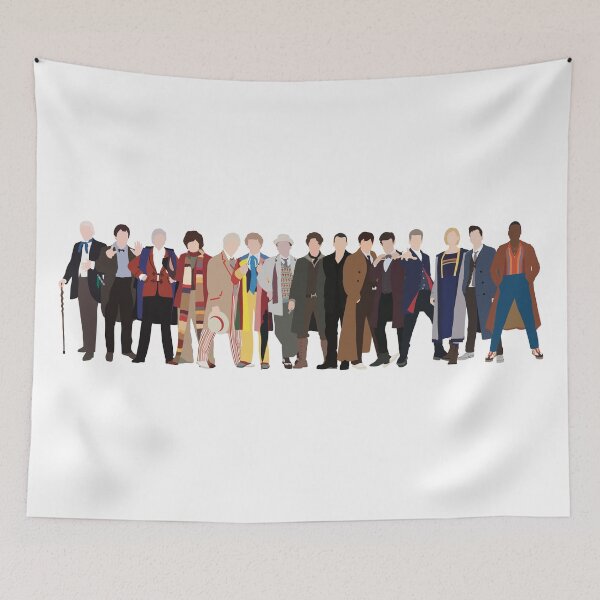 Item preview, Doctor Who Through The Years designed and sold by Inkbot3000.