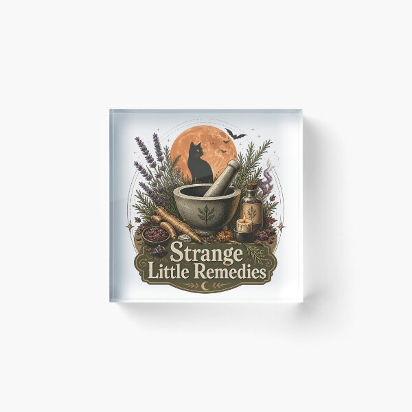 Item preview, Strange Little Remedies Herbal Remedy Still Life designed and sold by OliviaHayesArt.