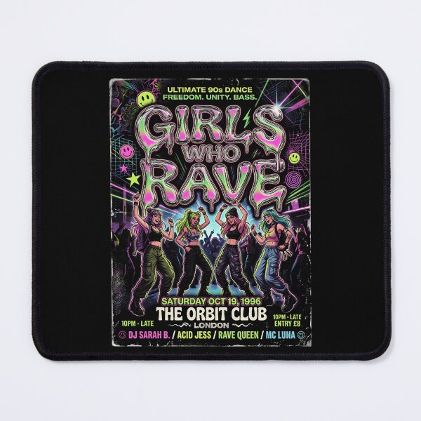 Item preview, Girls Who Rave 1996 Dance designed and sold by SherleyGeiger.