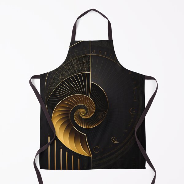 Item preview, Gold Nautilus Measurement Chart Dark Art designed and sold by RAGANADesign.
