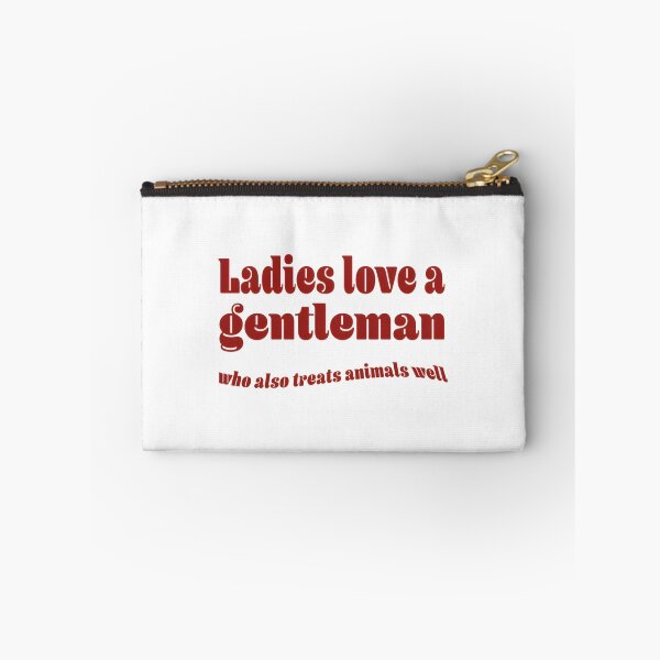 Item preview, Gentleman Who Loves and Respects Animals Inspirational Quote Design designed and sold by SHVKERstyle.