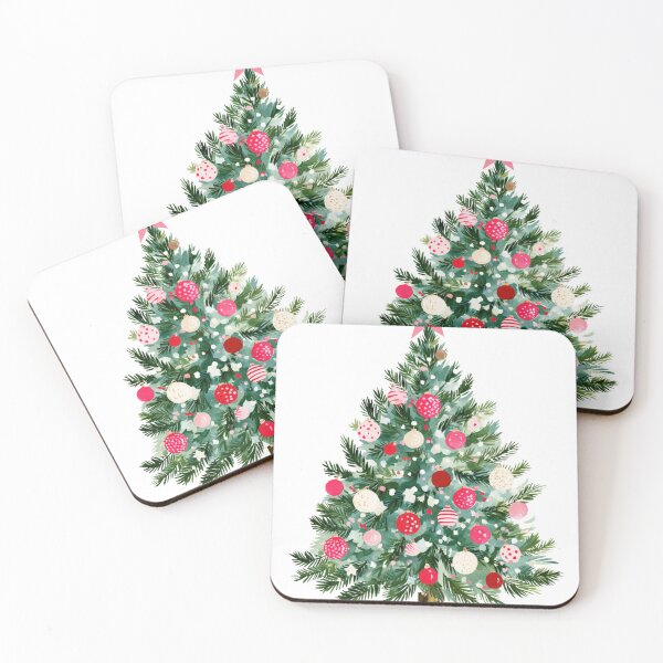 Item preview, Painted Christmas Tree card designed and sold by MendaciousMina.