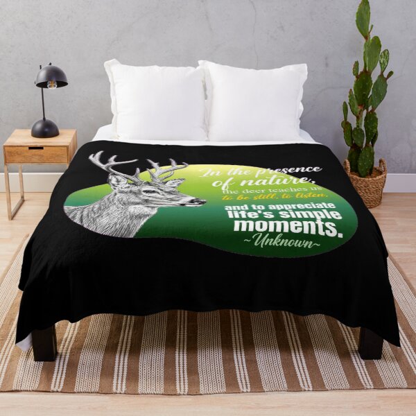 Item preview, In The Presence Of Nature The Deer Teaches Us To Be Still To Listen - Deer Lover designed and sold by Vibe-Vary.