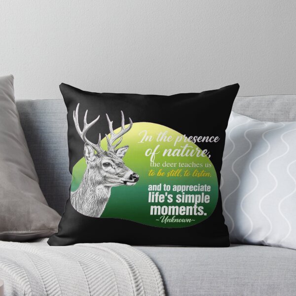 Item preview, In The Presence Of Nature The Deer Teaches Us To Be Still To Listen - Deer Lover designed and sold by Vibe-Vary.