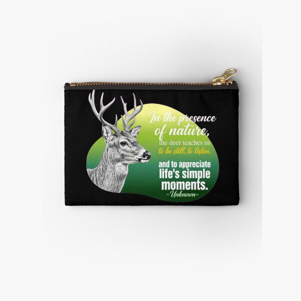 Item preview, In The Presence Of Nature The Deer Teaches Us To Be Still To Listen - Deer Lover designed and sold by Vibe-Vary.