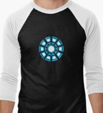 Arc Reactor, Comic, Hero, Superheroes, Men's Baseball ¾ T-Shirt
