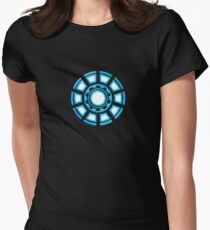 Arc Reactor, Comic, Hero, Superheroes, Women's Fitted T-Shirt