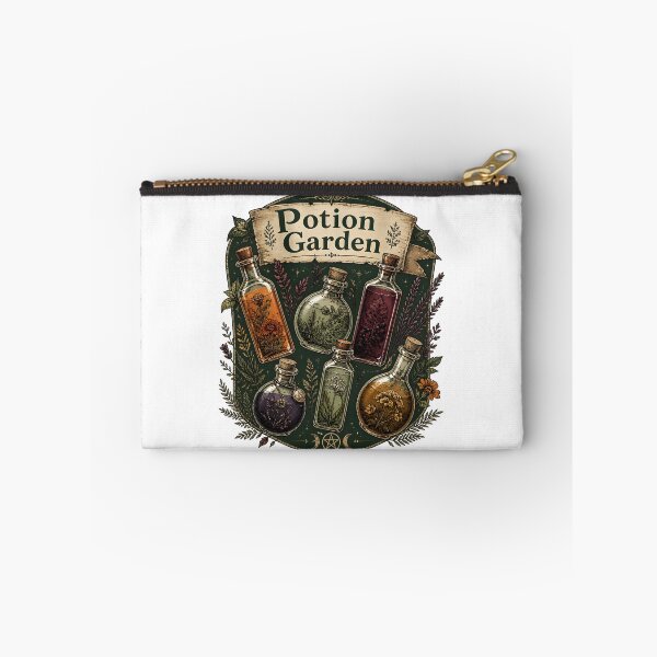 Item preview, Potion Garden Six Bottles of Herbal Magic designed and sold by OliviaHayesArt.