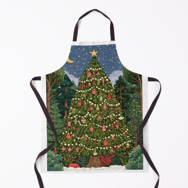 Item preview, Folk art Christmas Tree card designed and sold by MendaciousMina.
