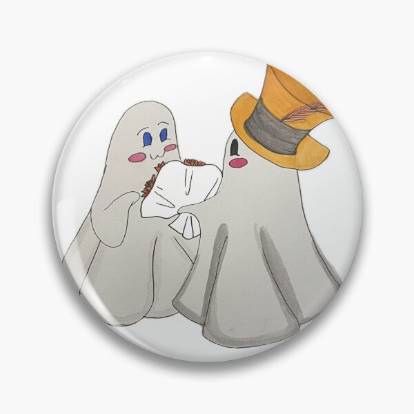 Item preview, Cute Ghosts with flowers  designed and sold by VintageSiren25.