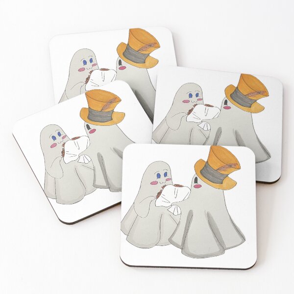 Item preview, Cute Ghosts with flowers  designed and sold by VintageSiren25.